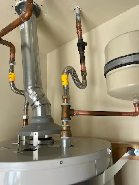 Water heater installation and plumbing repair in Enfield